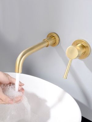 Sujeira escondida do torneira da cozinha do OEM ouro de aço inoxidável resistente