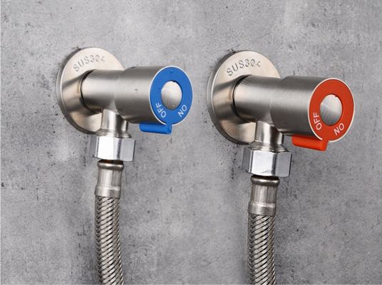 Resistência de desgaste da oxidação da parada de aço inoxidável do ângulo do banheiro anti