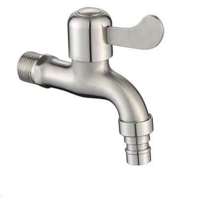 Oxidação de lustro de superfície do torneira fixado na parede de aço inoxidável da máquina de lavar anti