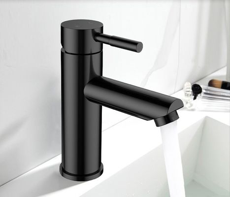 Desgaste de aço inoxidável preto sem chumbo do torneira da bacia - logotipo personalizado resistente