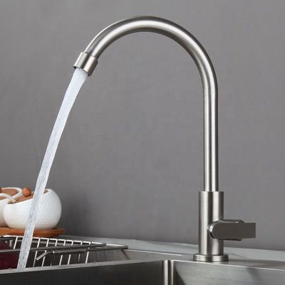 OEM Luster Single Hole Basin Faucet prateado não fácil oxidar bens